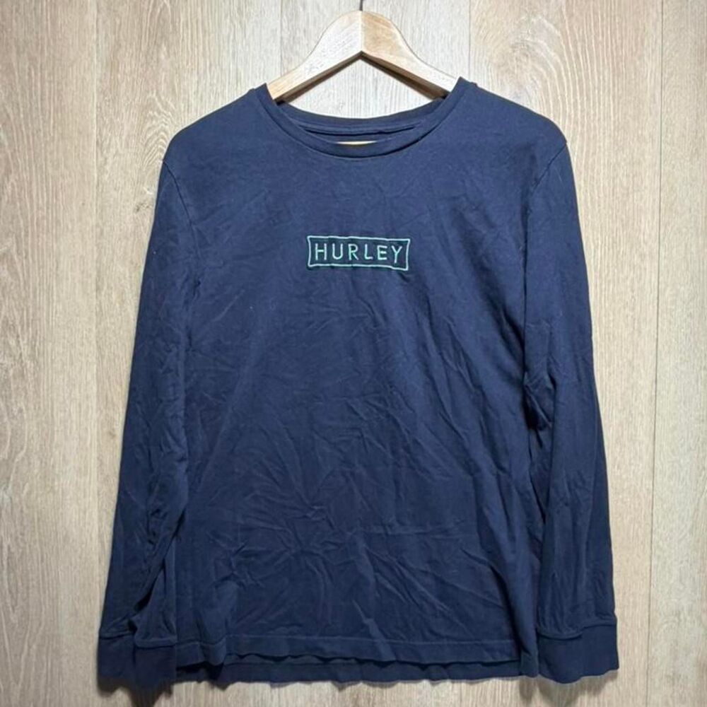 Hurley Men's Navy and Blue Shirt